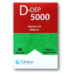 D. DEP 5000 IU ( CHOLECALCIFEROL = VITAMIN D3 ) 30 CAPSULES